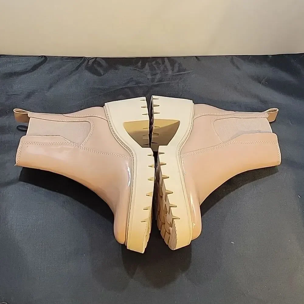 BRAND NEW DOLCE VITA CAFE PATENT HUEY LUG BOOTS
